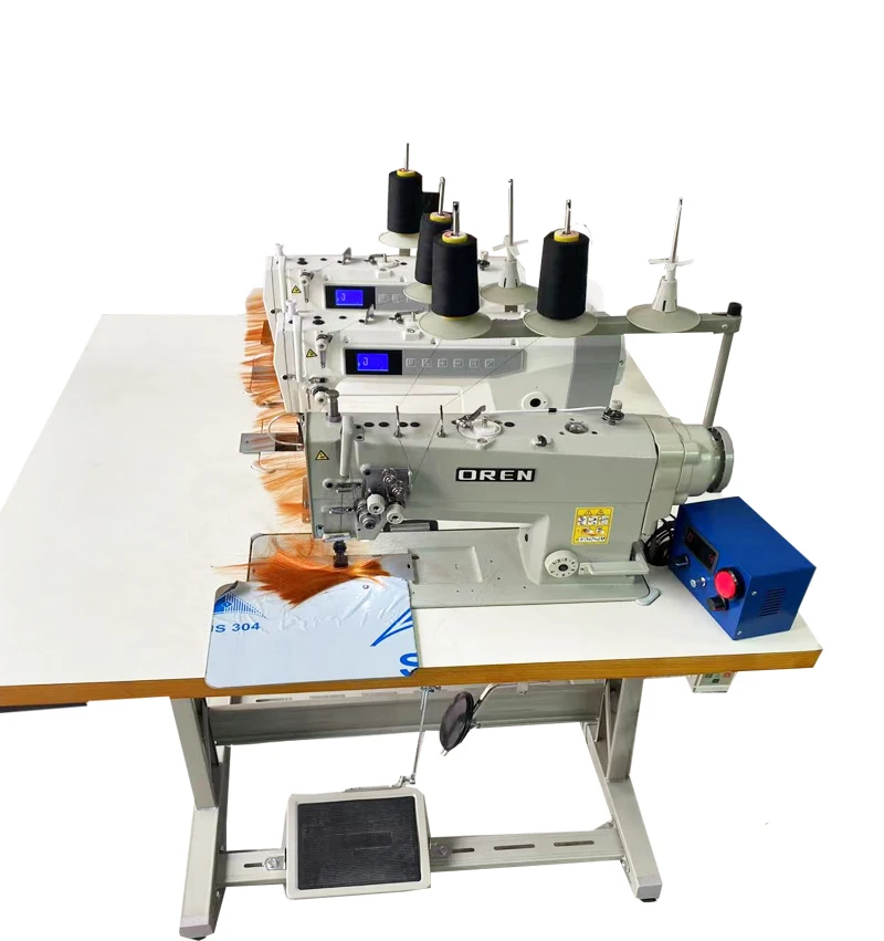 Net red wig triple row hair sewing machine Fashion age reduction wig knitting equipment wig sewing machine RN-872JF