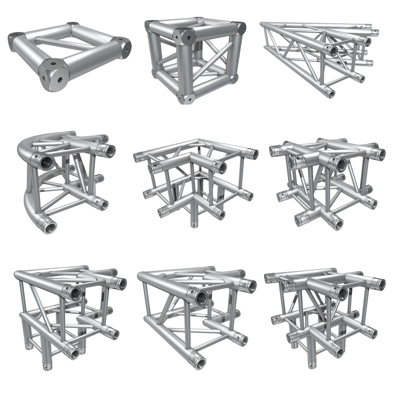 Пластиковая сценическая надежная алюминиевая система отображения осветительной фермы 290 мм x 290 мм G34