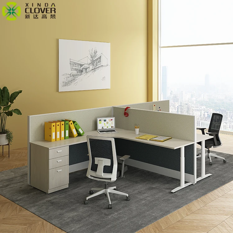 Оптовая продажа с фабрики, Современная рабочая станция, стол, мебель, коммерческие металлические столы, изогнутые рабочие станции, стол, офисный кабинк