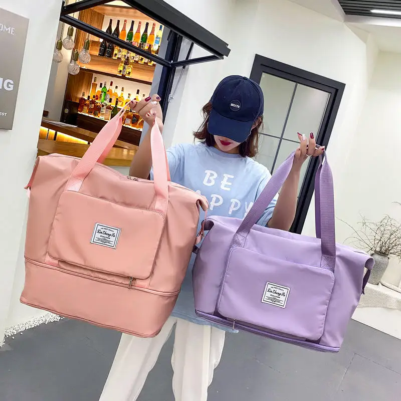SW New custom logo travel for women Sports gym bag ladies Large capacity outdoor duffle bag