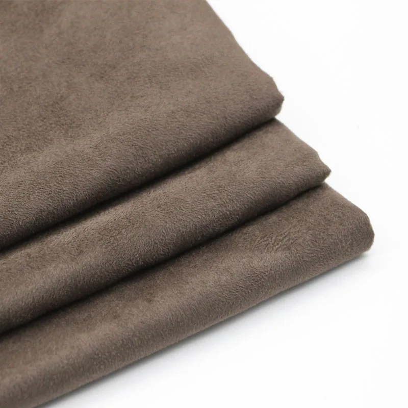 Custom Classic Breathable Thick Durable 200g Microfiber Vegan Leather Suede Fabric Textile