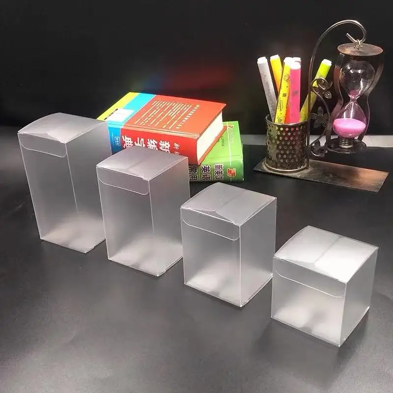 Hot Selling Custom Blank Frosted Packaging Box Transparent PVC Plastic Box
