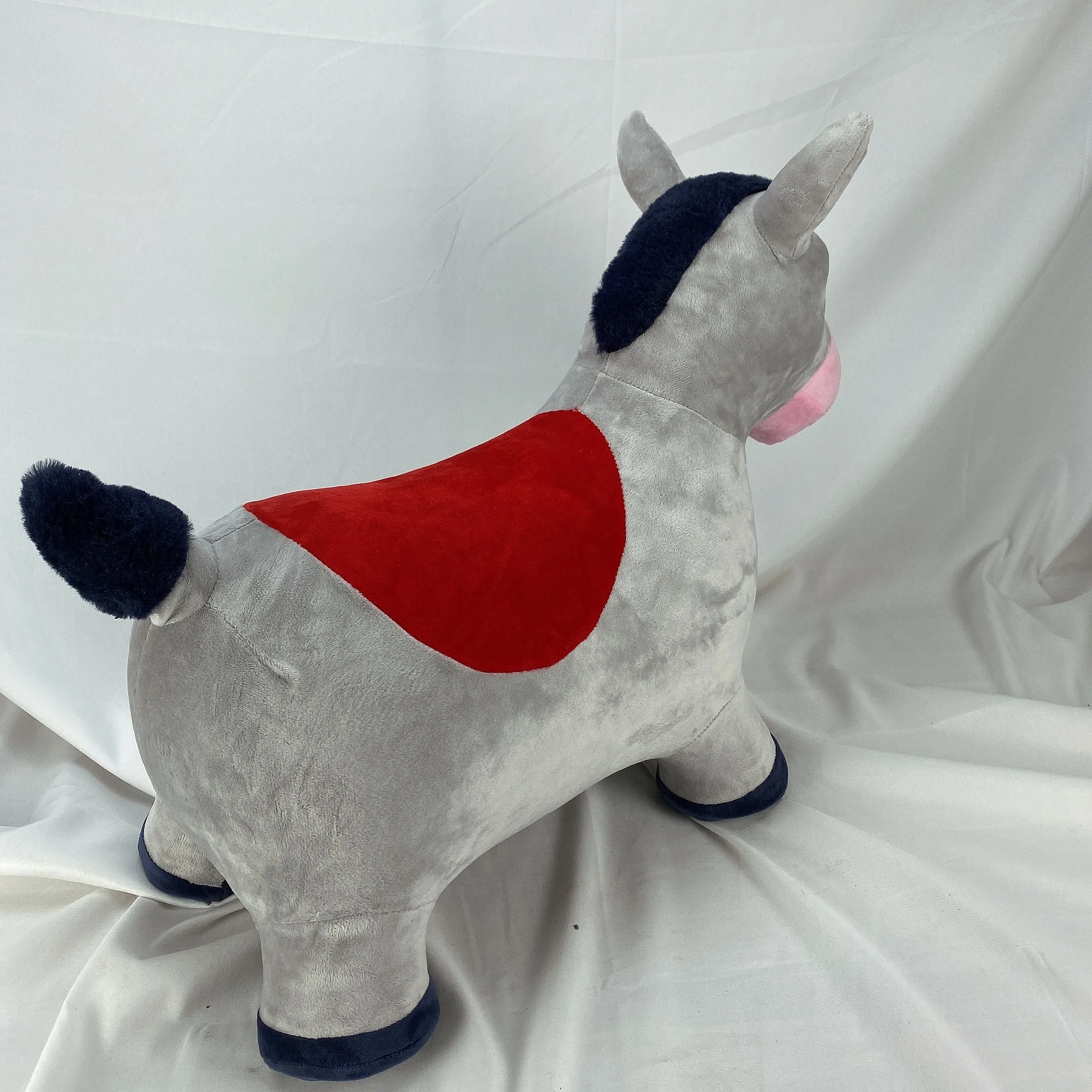 Kids inflatable bouncing donkey animal jumping toys for children