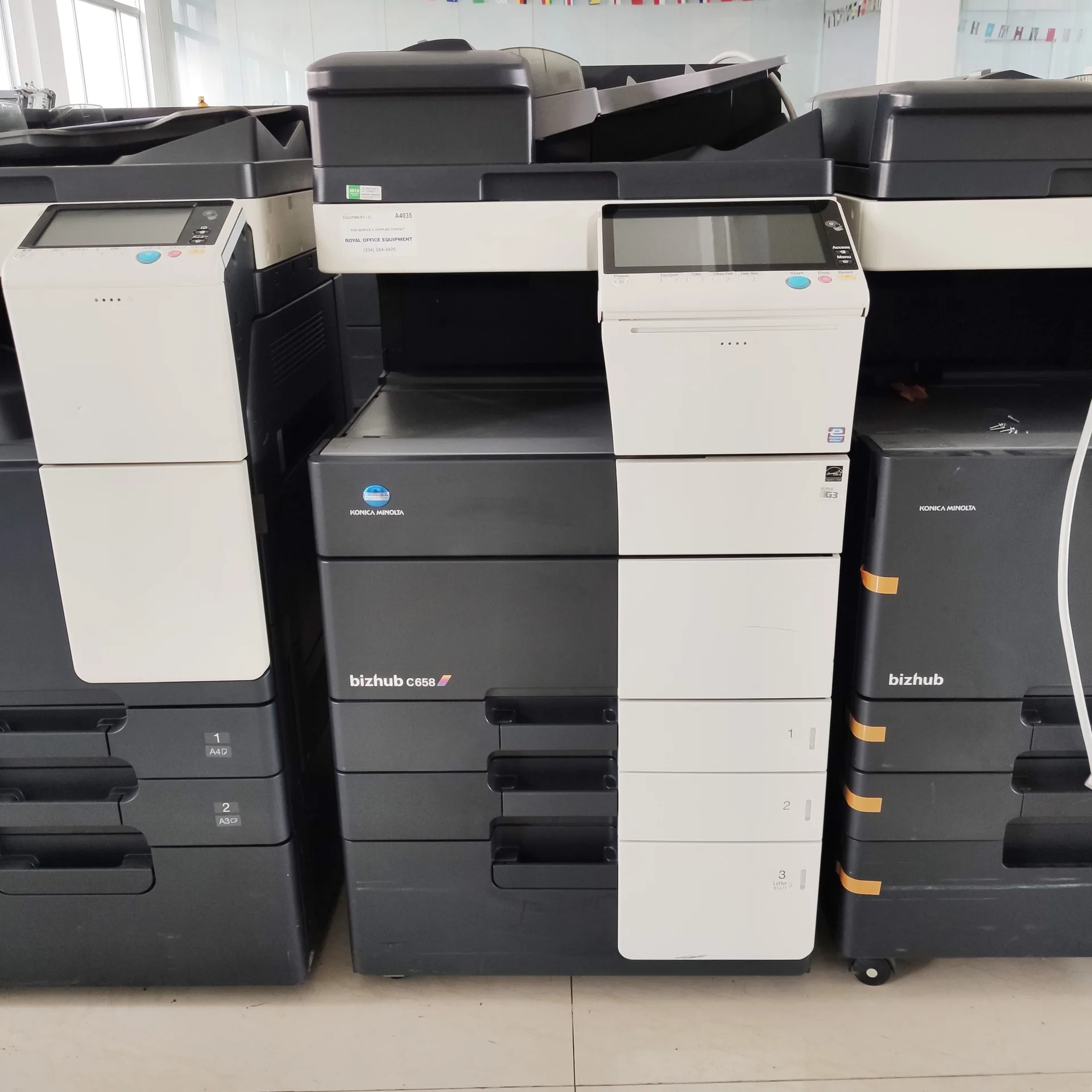 Refurbished Konica Minolta Bizhub C658 Laser Printer Color Copier A3 Photocopier Compatible with C458 C558