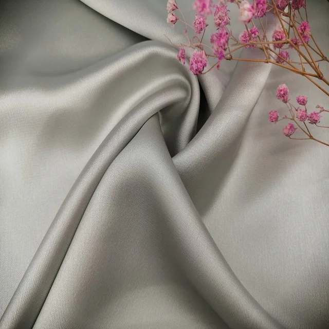 HOT SELLING ARMANI SATIN SILK WOVEN POLYESTER FABRIC