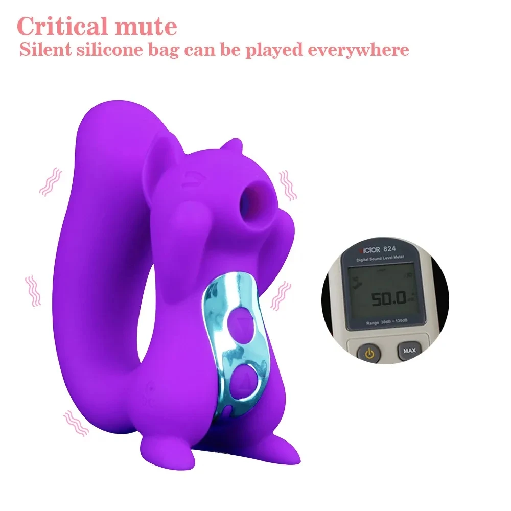Multifunctional G Spot Clitoral Sucking Vibrator Adult Mini Vibrating Squirrel Suction Vibrator