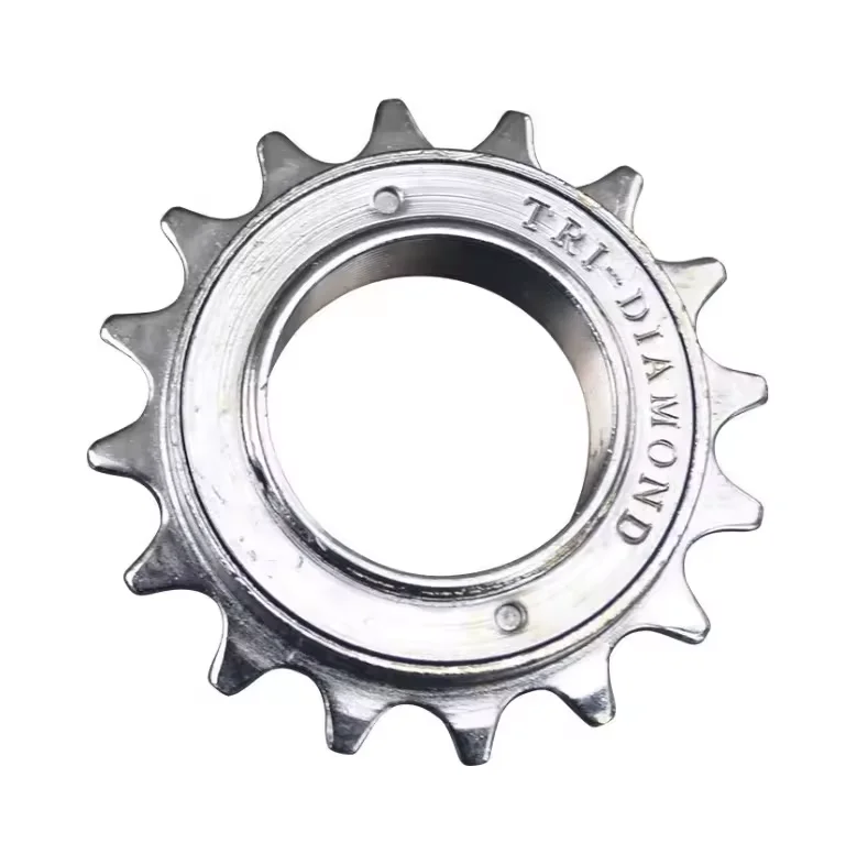 16/18T Fixie Fixed Gear Cassette Bicycle Freewheel Silver plating Single Speed Bike Flywheel