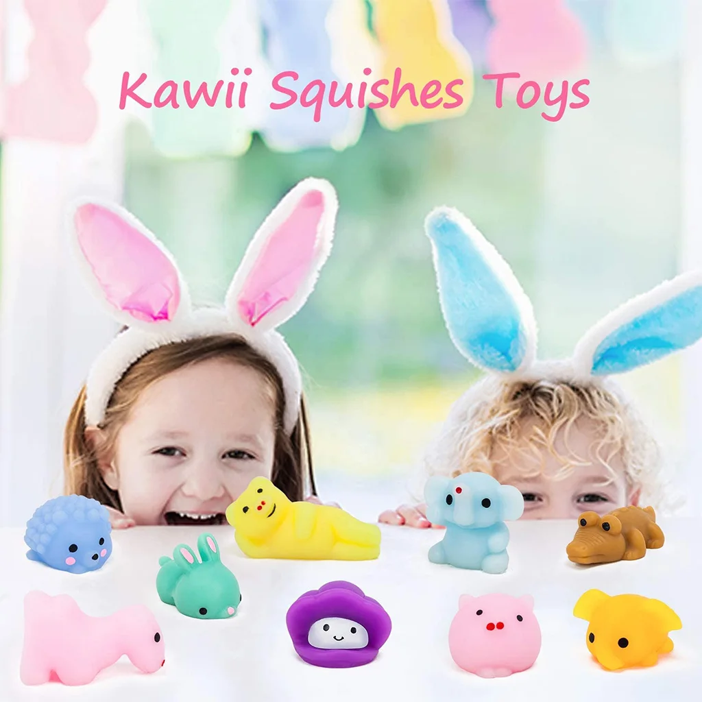 wholesale anti stress fidget rubber custom slow rising cute small mini animal kawaii stretch mochi squishy squeeze toys for kids