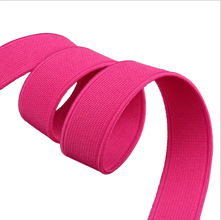 2.5cm Width Diy Sewing Shoes Pants Clothing Accessories Elastic Band Trousers Skirt Waistband Tape elastic Rubber webbing