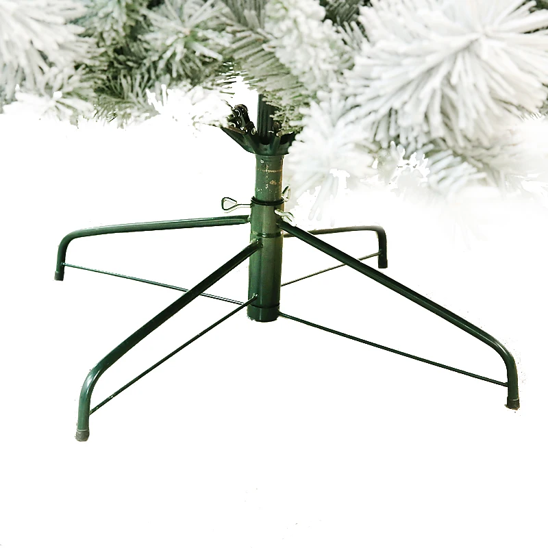 Customizable height Flocked Snow Artificial Pine christmas Tree Wholesale For Indoor outdoor handmade christmas tree