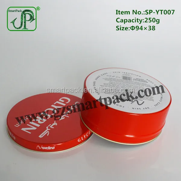 Customized scented tea cans candy food packaging boxes chewing gum metal aluminum jar