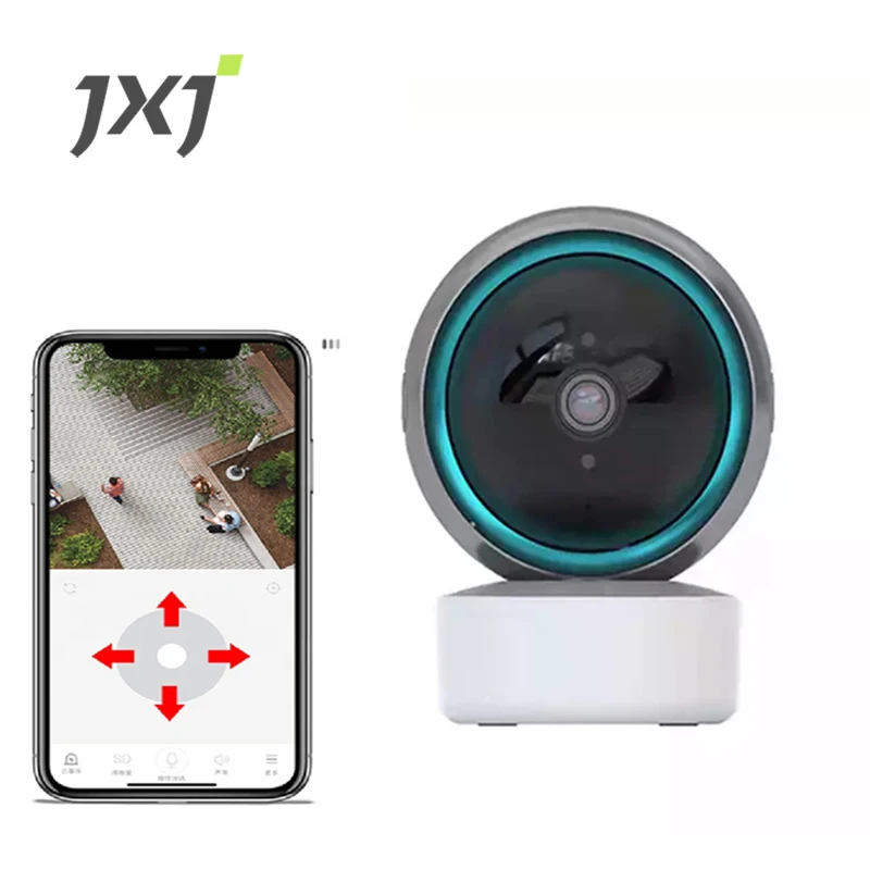 JXJ Fast Delivery Hot HD 2MP Wireless Wifi Home Network Mini Analog Digital Camera IP Office Webcam Pet Baby Elder Care Monitor