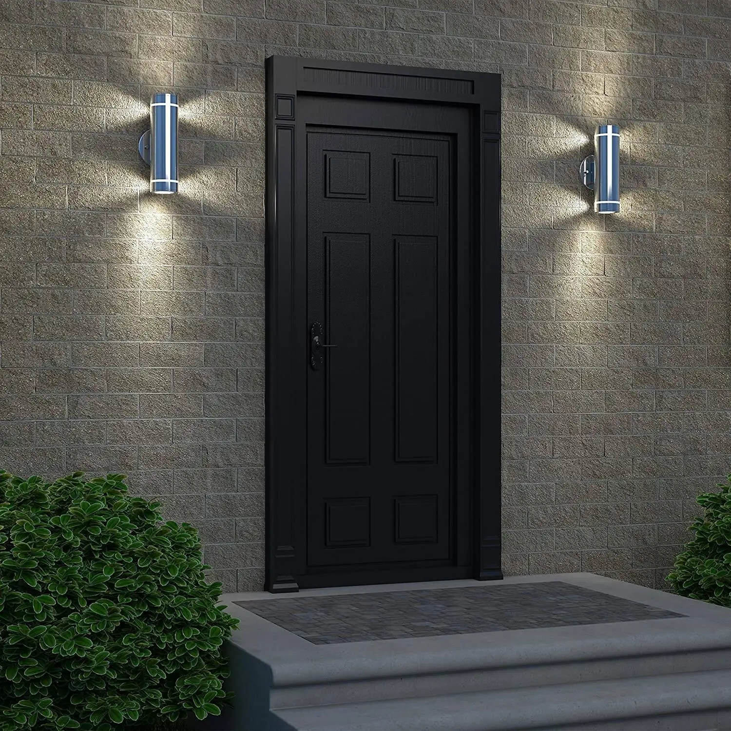 New Design Outdoor Stainless Steel Led Wall Mounted Lamp Up and Down Exterior Wall Light