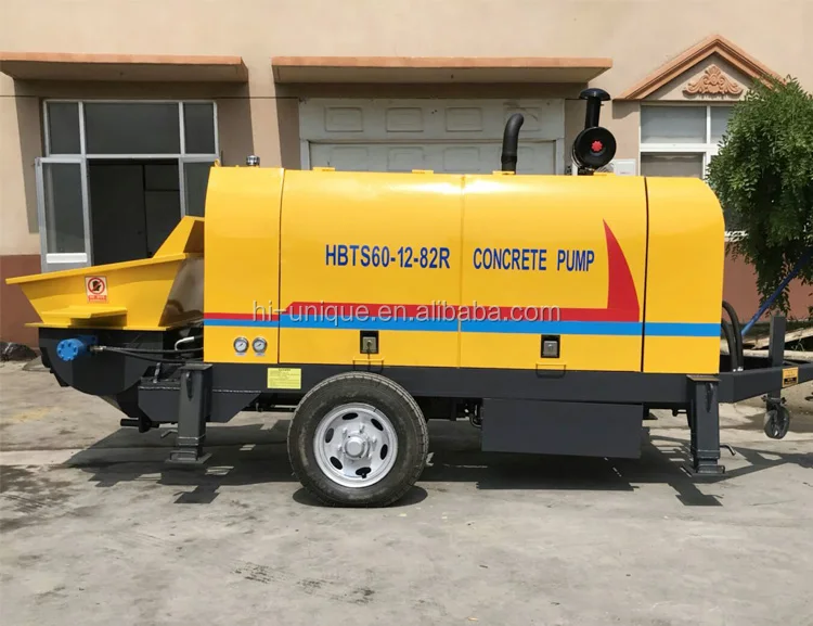 UNIQUE GROUP supply Deutz engine brand 60m3 concrete pump from China
