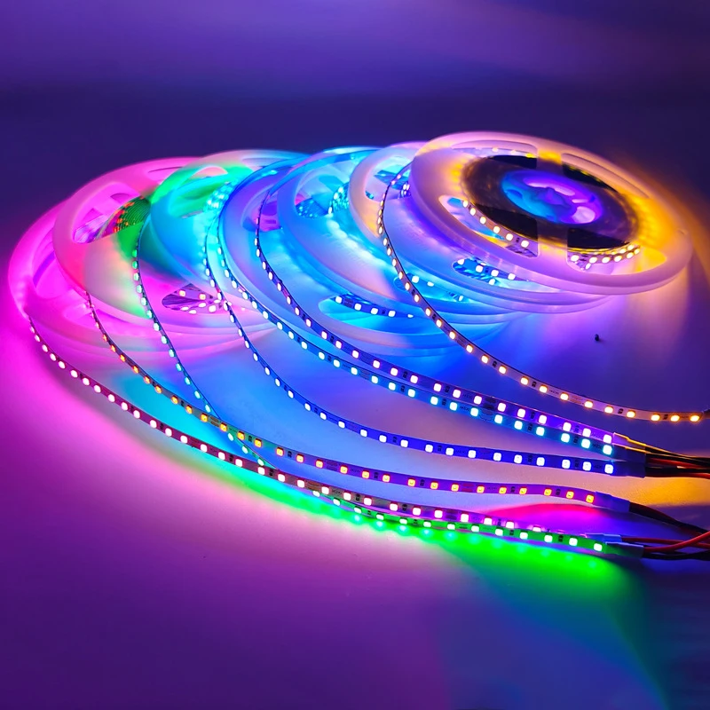 24 Volt 8MM Board Width 120LEDs IP20 pink yellow blue red green SMD 2835 LED Light Strip for bar light