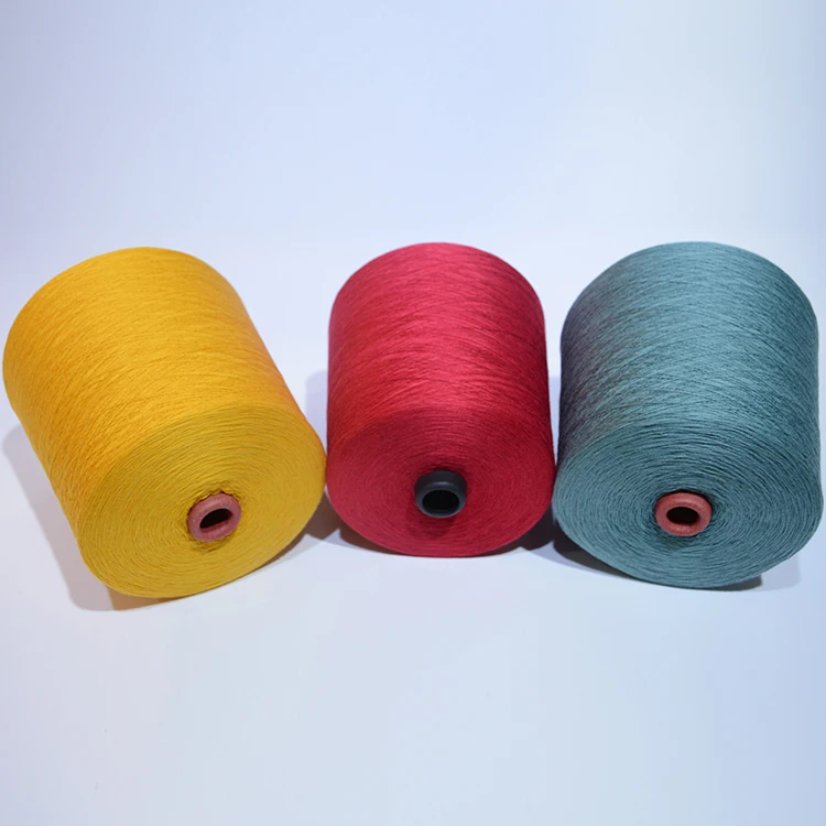 
Factory in Stock Ne30S/2 100% viscose Rayon color dyed yarn for knitting and weaving anti-pilling Ring Spun viscose yarn 