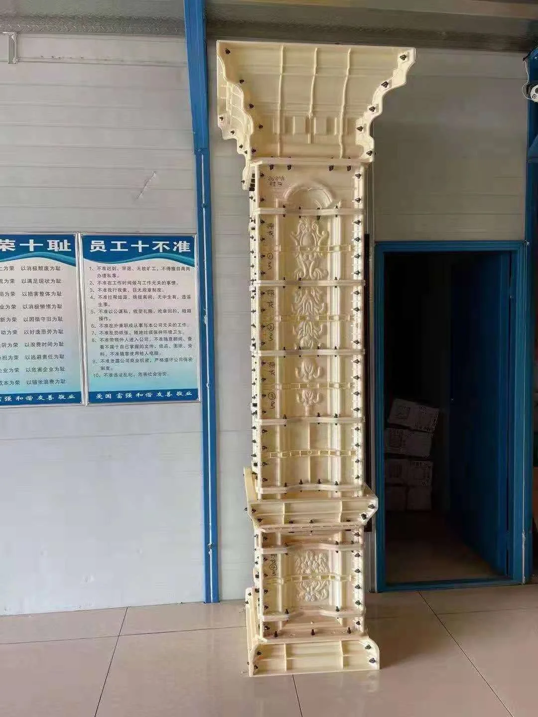 ABS plastic material roman column pillar mold