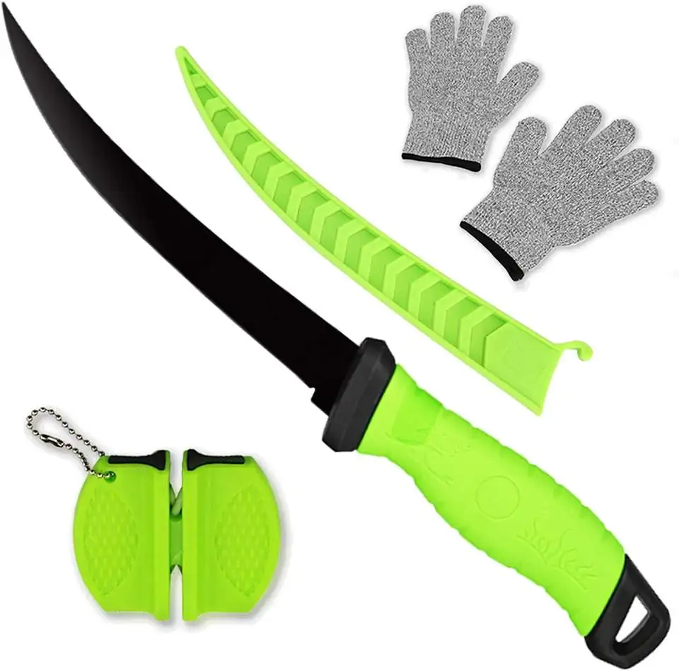 Hot sale Customized  Multifunction Exclusive Multi-function Fishing Outdoor Hunting Fish Fillet Knife Set