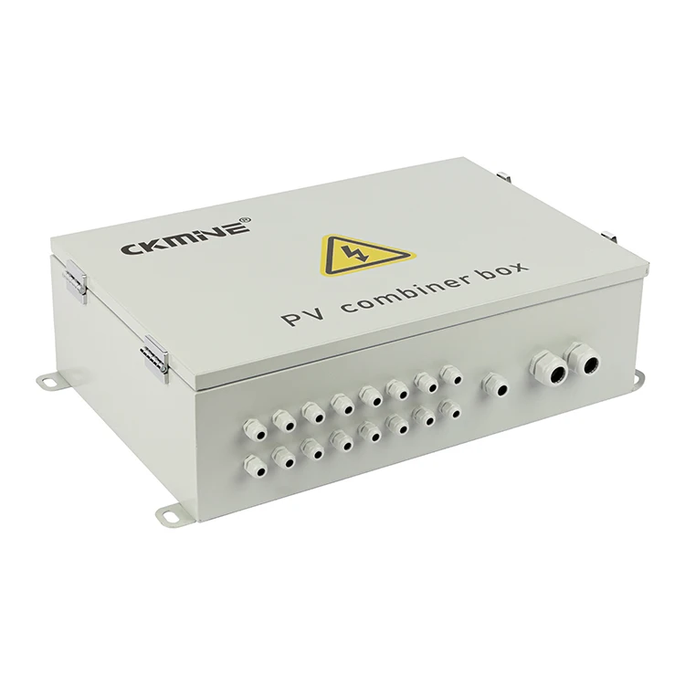 CKMINE IP65 8 Input 1 Output Waterproof 8 String Solar Array PV Combiner Box