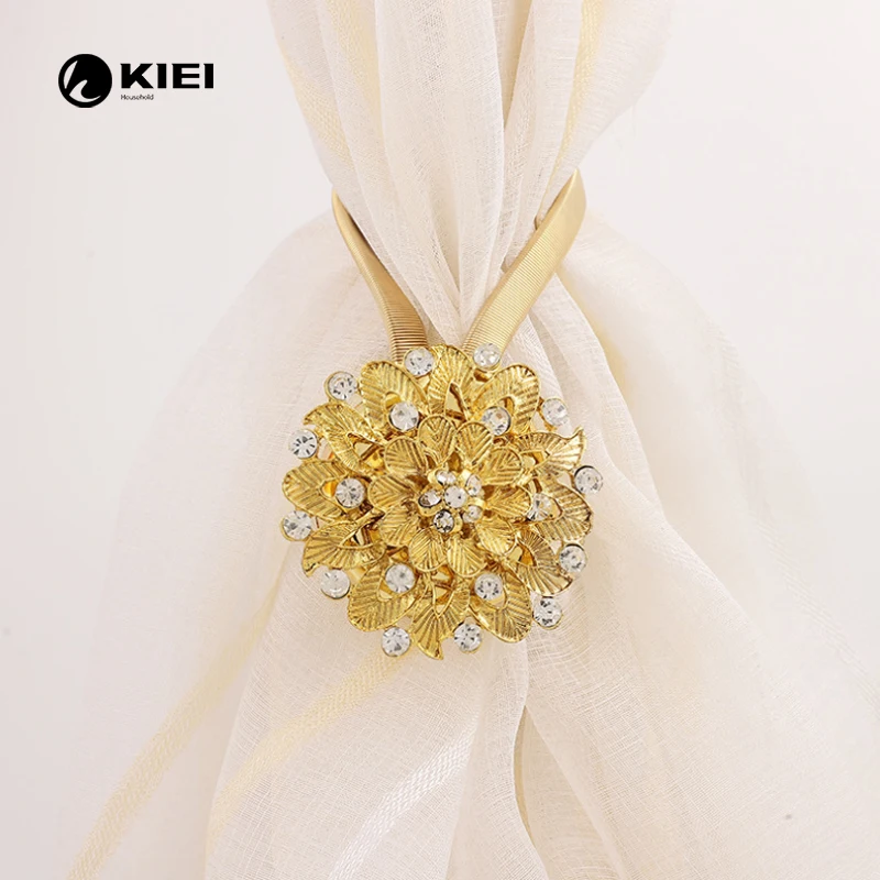 KIEI home use magnetic tassel drapery tie back gorden tiebacks curtain clip