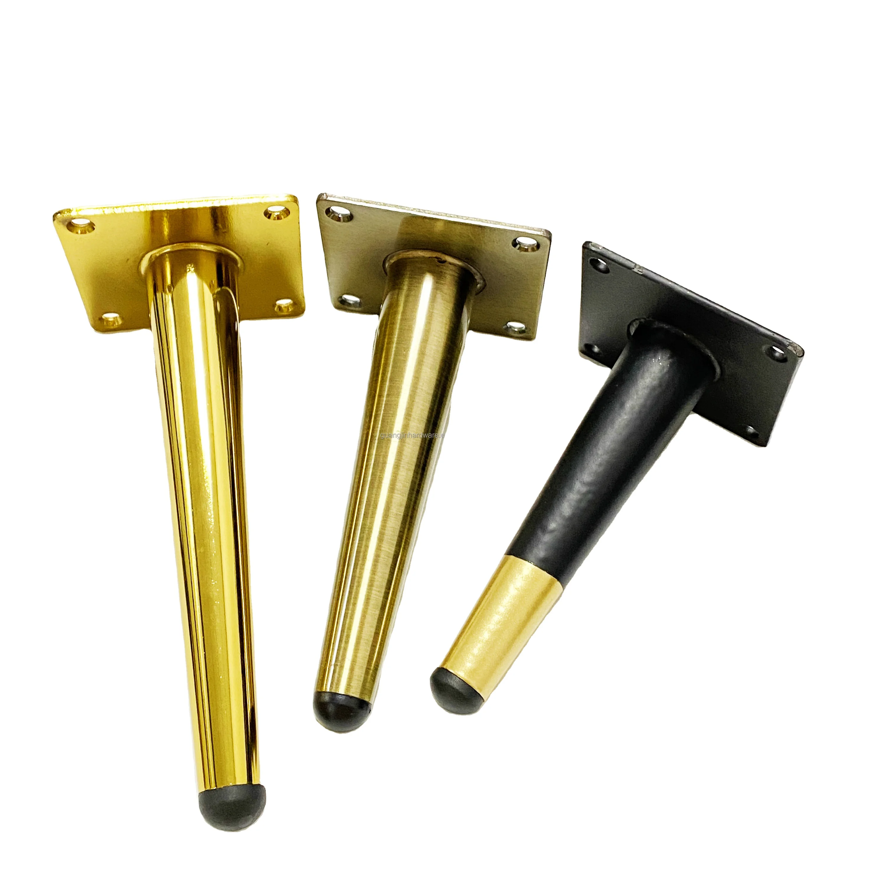 Luxury Modern Gold Tapered Furniture Legs Sofa Legs Cabinet Table Legs  For Sale
