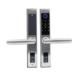 Serrure Intelligent Digital Doorlock Safety App Wifi Control Fingerprint Biometric Handle Electronic Keyless Lock