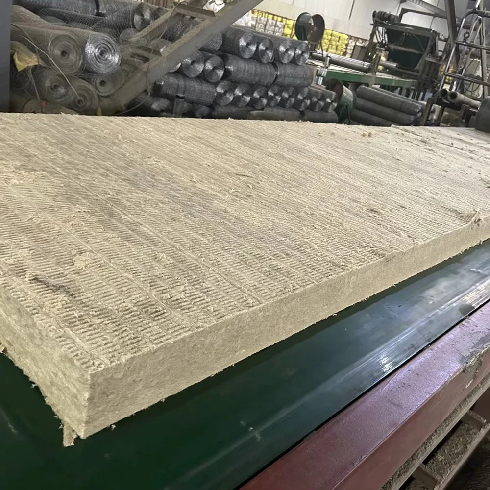 Factory Price Rock Wool Slab Insulated Wall Roof Sheet Panel Industrial Design Style Made of Basalt