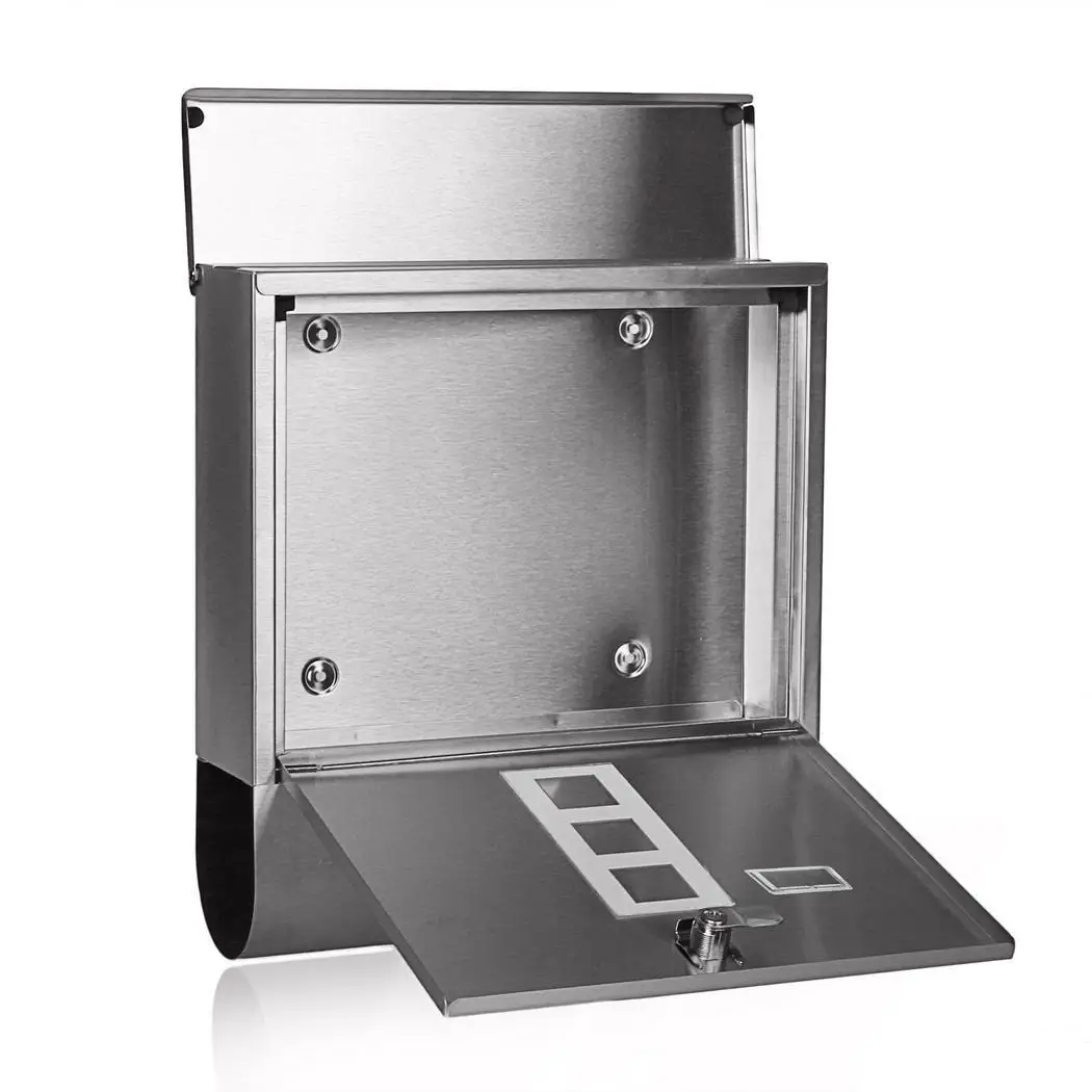 mailbox stainless steel residential smart parcel drop metal Post Box waterproof wall mount