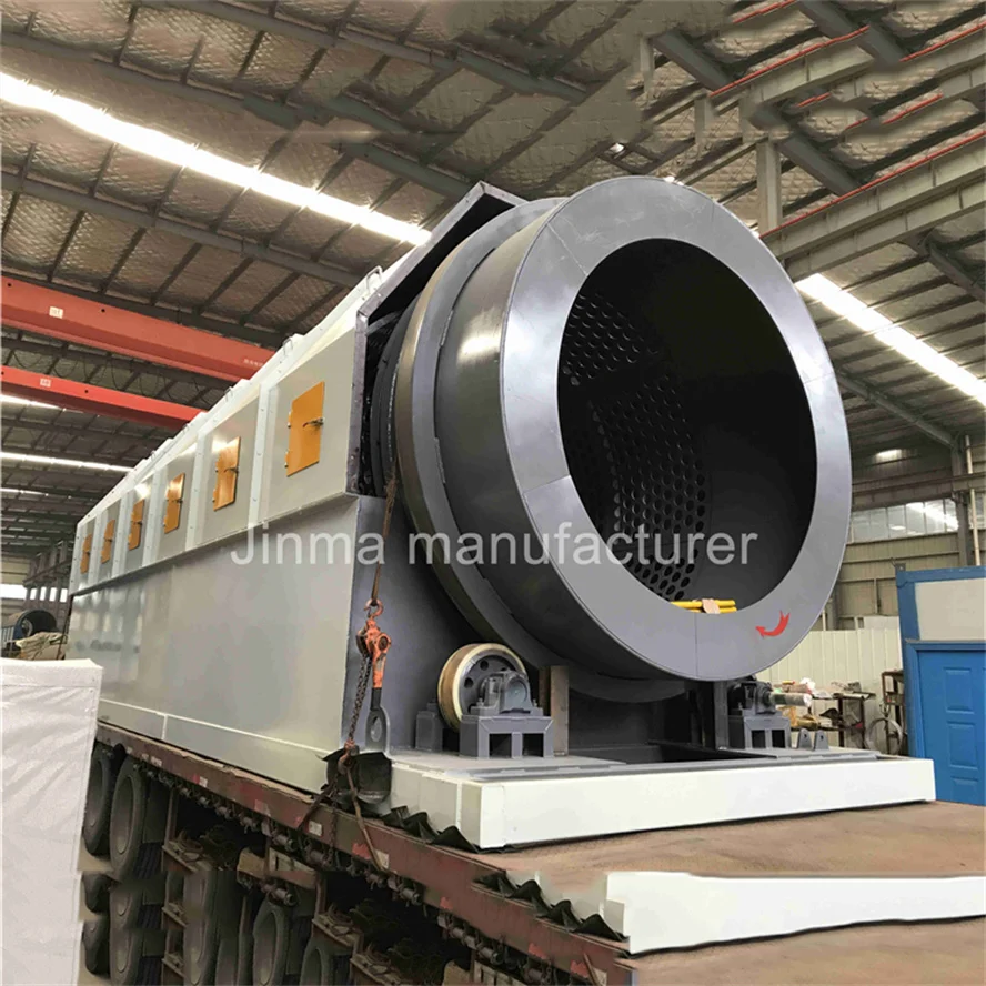 garbage processing machine trommel screen for municipal solid waste household waste treatment machine