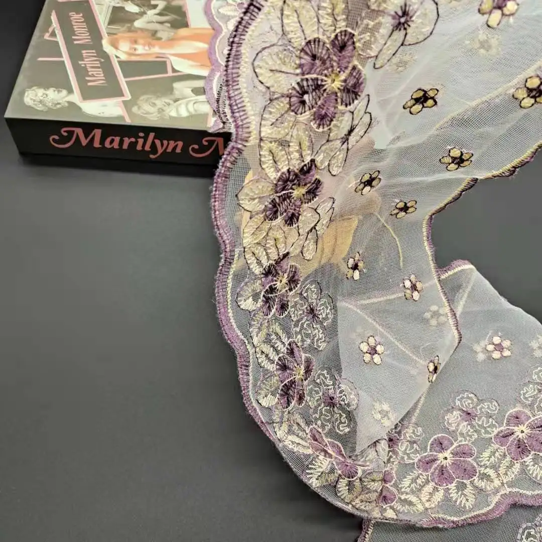 High Quality Sequence French Online Market Thread For Lace Fabric