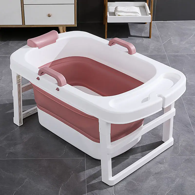 Indoor Cheap Plastic Portable Baby Bath Tub Foldable Kids Bathtub For Baby