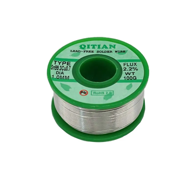 LED Soldering Materials Solder Lead Tin Solder Wire 1 2mm 1 Pound Soft OEM Electronics Welding Rohs Support Weight Raw Flux Core