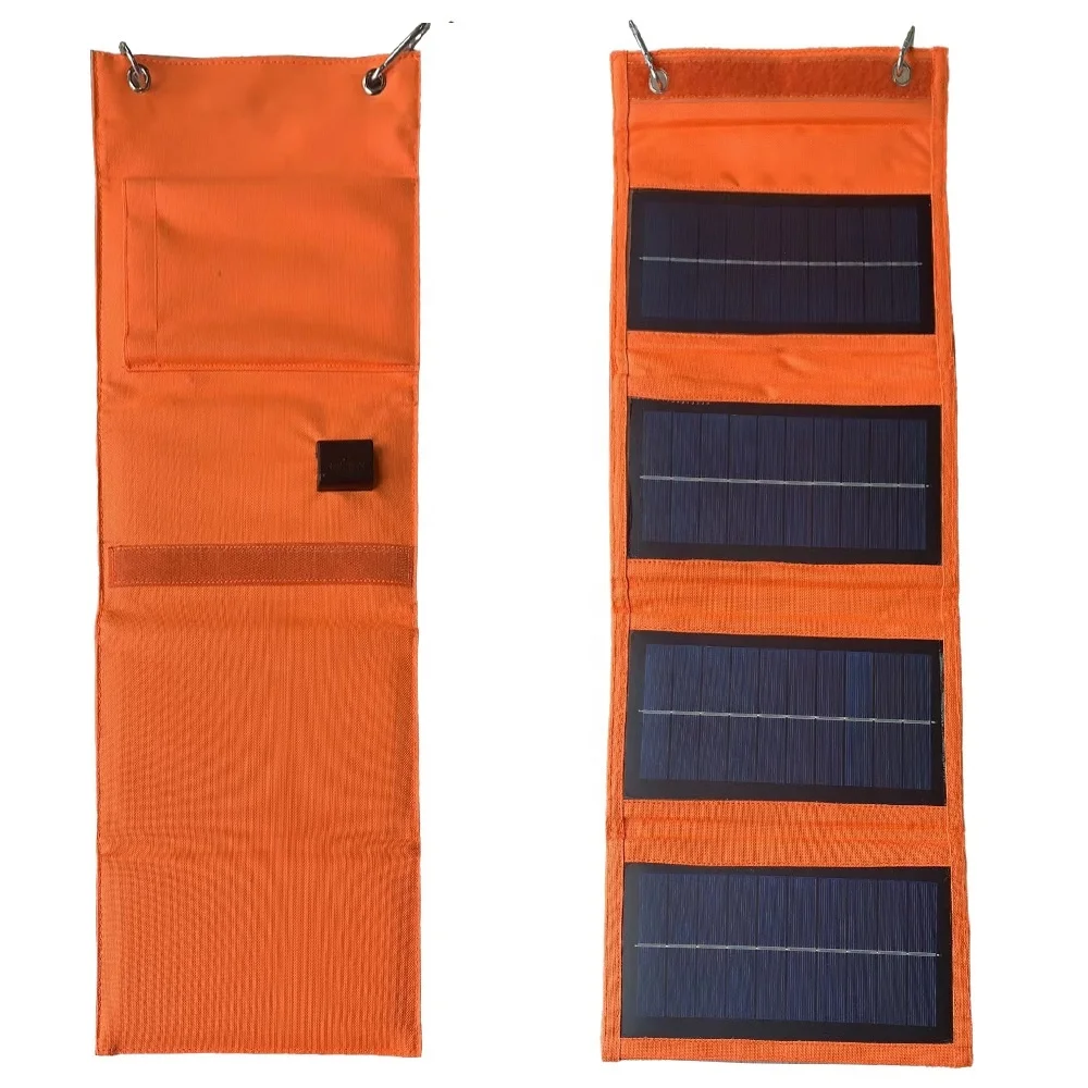 USB Portable solar panel Mobile smart phone charger bag