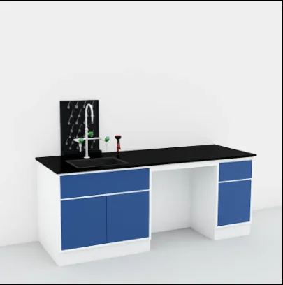 Physics chemical workstations with sink benches laboratory furniture lab tables
