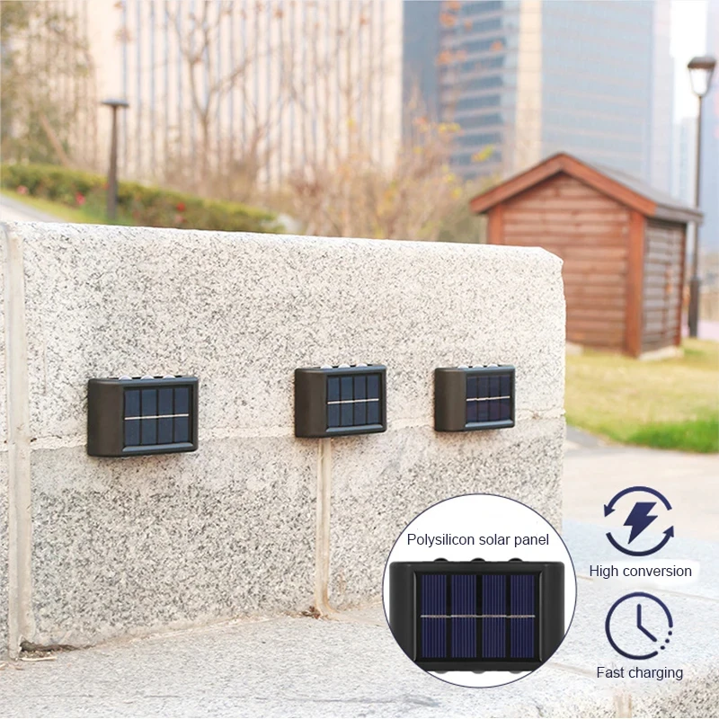 Outdoor Solar Waterproof Garden Wall Light,Corridor Wall Mounted Solar Wall Lamp/Solar Telescope Wall Lights,Solar Wall Light