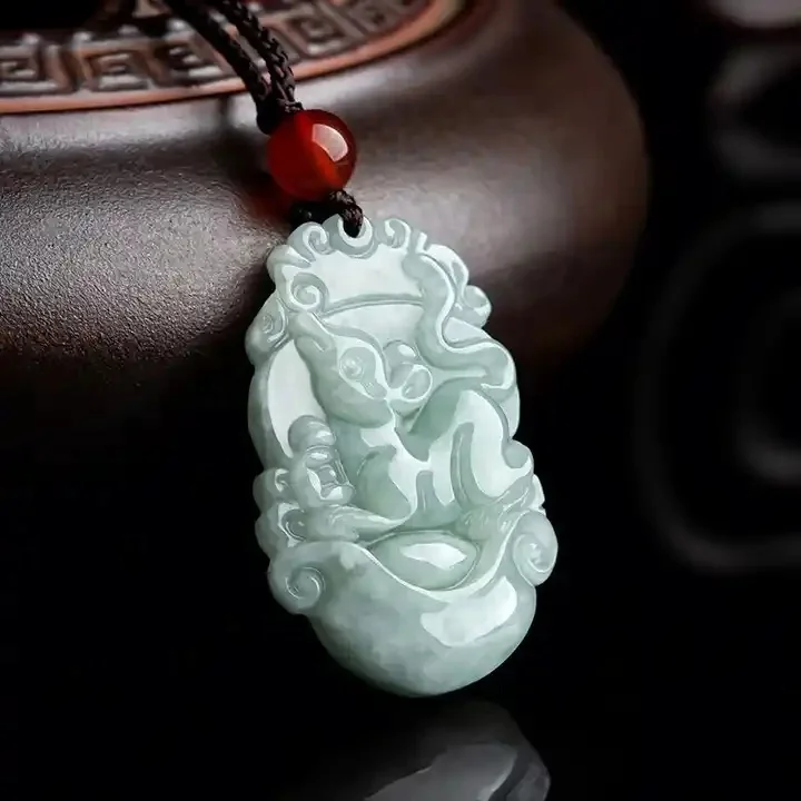 Wholesale Twelve Chinese horoscope jade necklace Guardian Pendant Jade Necklace