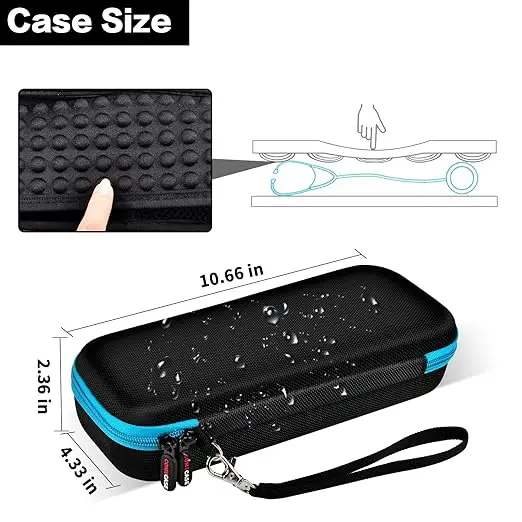 Shockproof 3M Littmann Classic III Monitoring Stethoscopes Storage Boxes Hard Shell EVA Protective Organizer Stethoscope Case