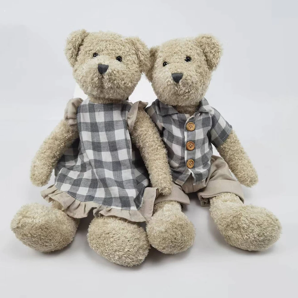 50cm Stuffed Plush Teddy Stuffed Toy Clothing Teddy Bear Bear Hot Selling Manufacturer High Quality Plush Unisex 50 Pcs Sunking