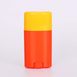 Oval Shape cosmetic deodorant container