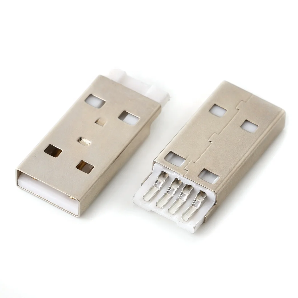 Монтажный на печатную плату 180 градусов длинный Usb-разъем типа А Usb 2 0 Штекерный