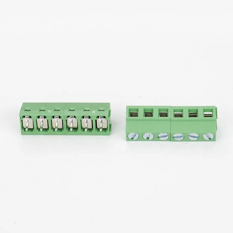 screw terminal block 5.08mm pitch YC080B-508 euro style plug type