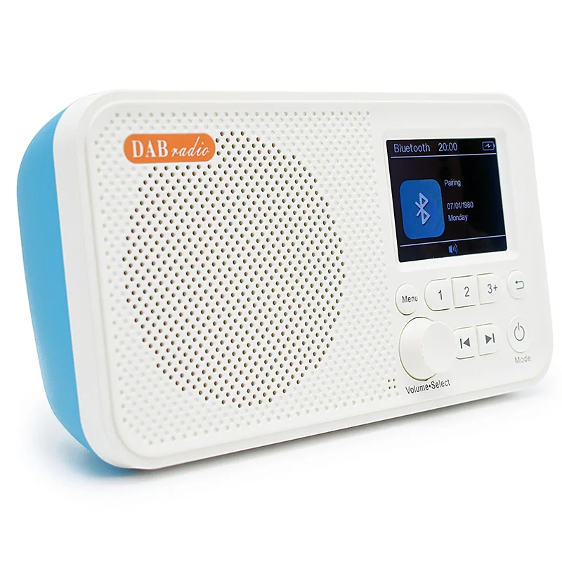 High tech rechargeable DAB radio with AUX-in/ TF/ blue tooth speaker digital dab+ FM radio alarm clock //
