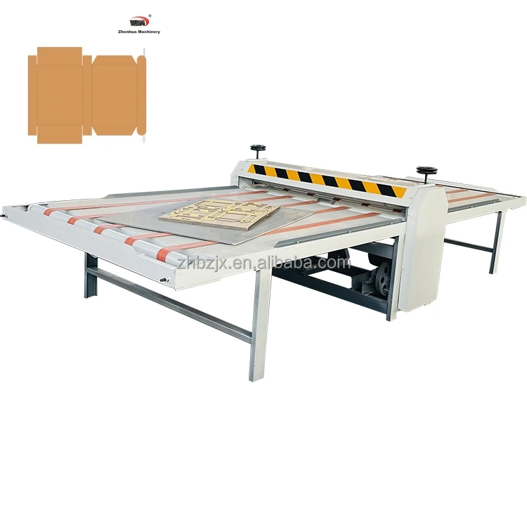 ZHENHUA MQJ Corrugated Carton Box Pizza Box Automatic Box Die Cutting Machine