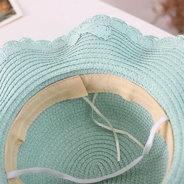 Summer New Parent-child Straw Hat Straw Bag Set Beach Sun Hat Breathable Cool Hat Wholesale