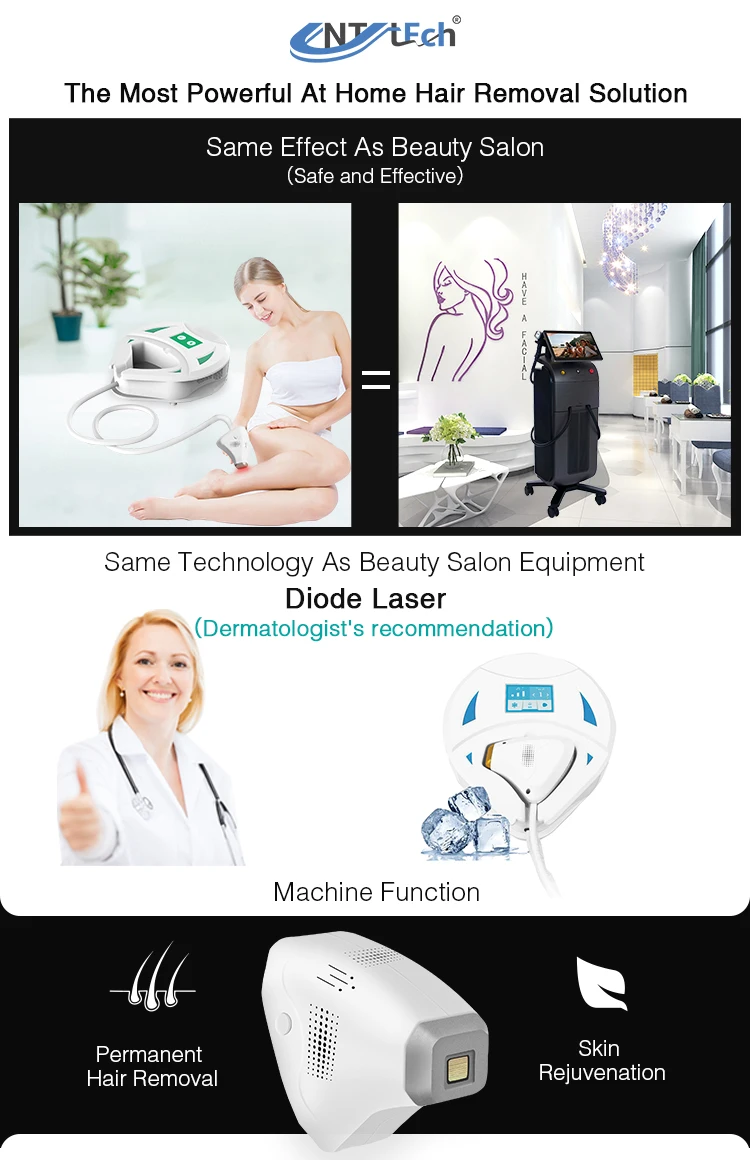 Painless at home laser hair removal machine handheld epilator for