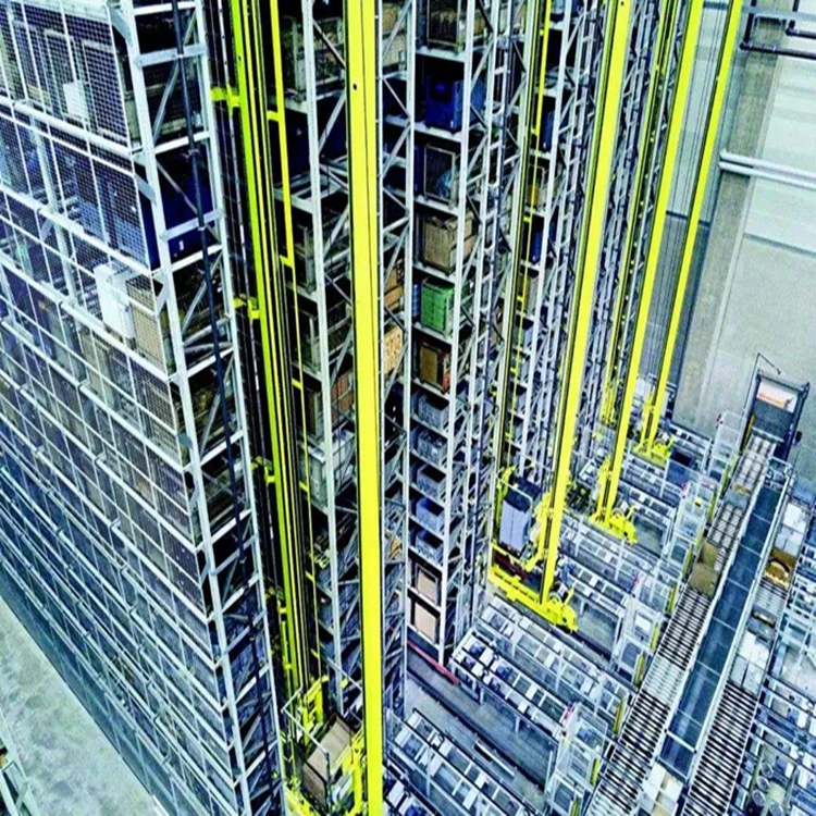 Customized Pallet Rack System Automatic Germany PLC Stacker Crane With 2 Mast