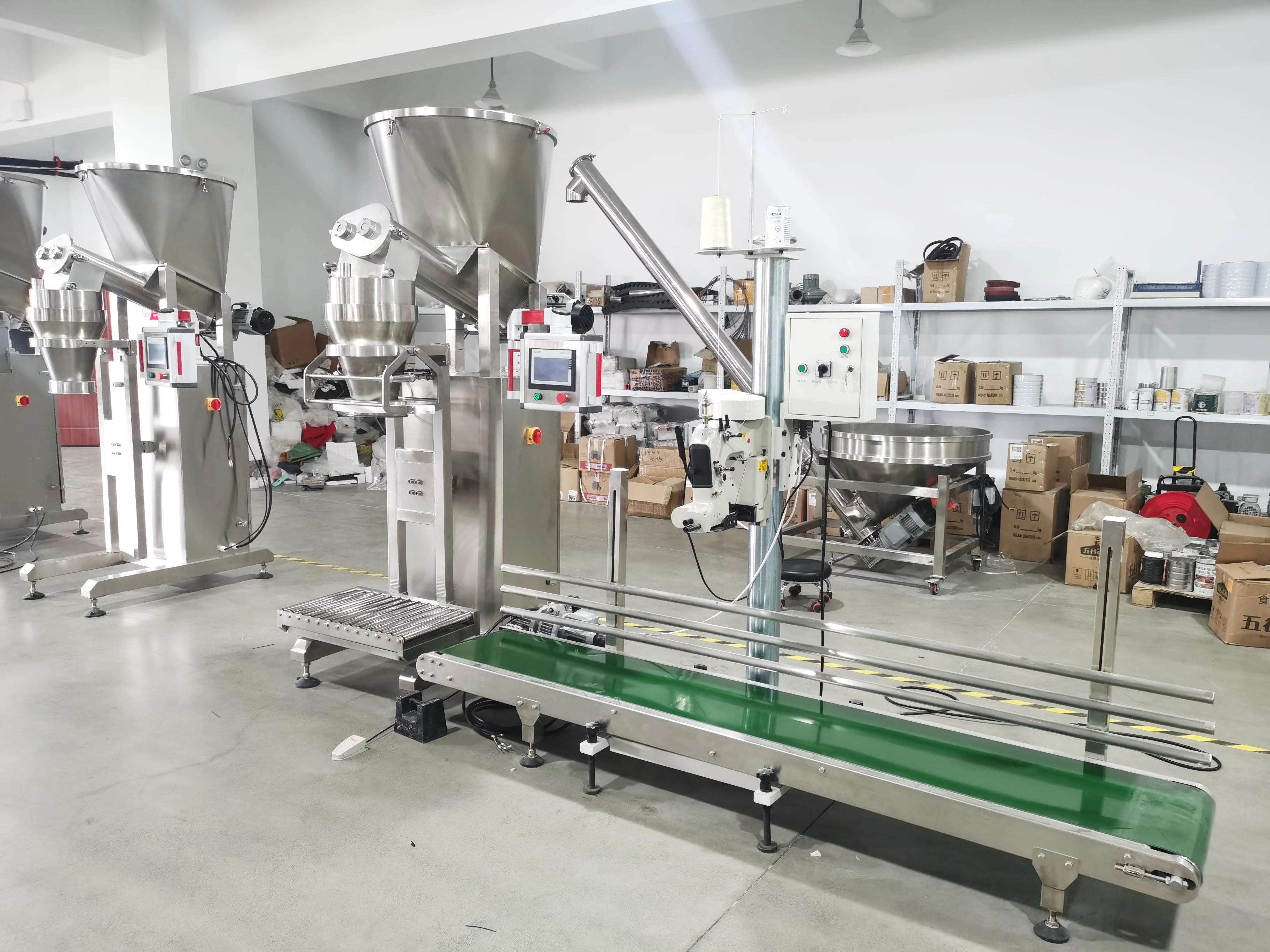 Factory Outlet High Accuracy 20kg to 50kg Multi function Bean Grain Nut Food Weighing Packing Machine