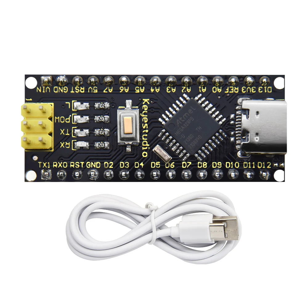 NANO PLUS Development Board Compatible with Arduino NANO(Black and Eco-friendly)