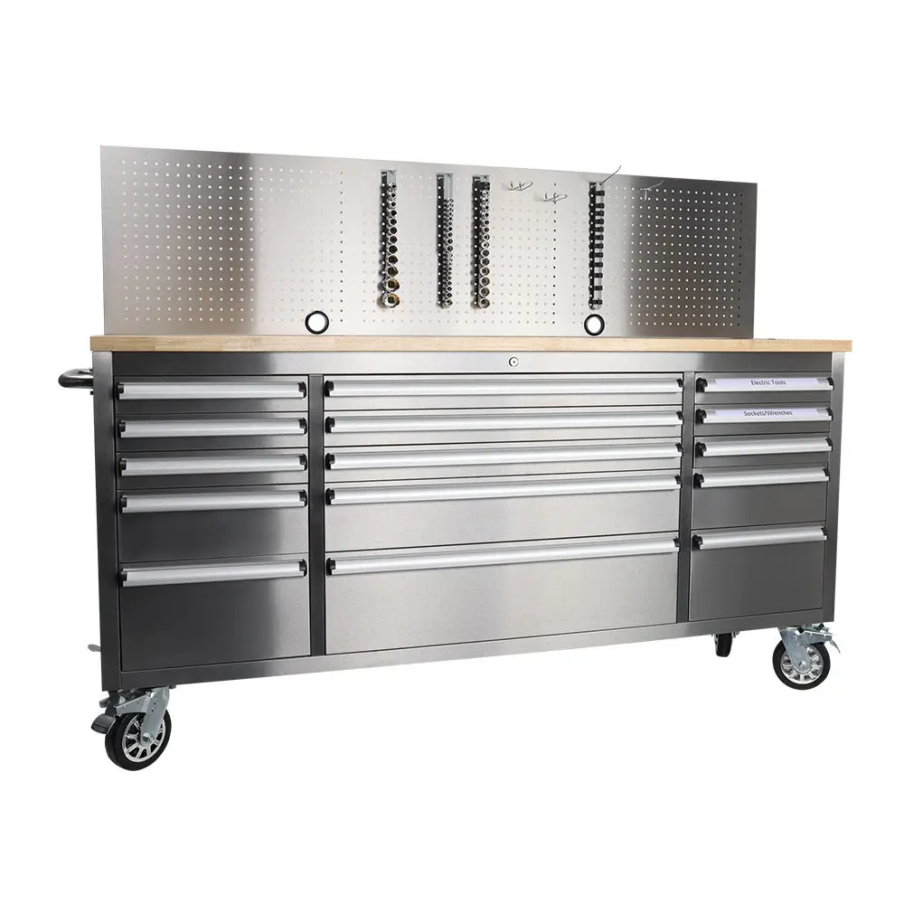 workshop garage modular combined tool cabinet tool chest  work bench  work station with rolling tool box