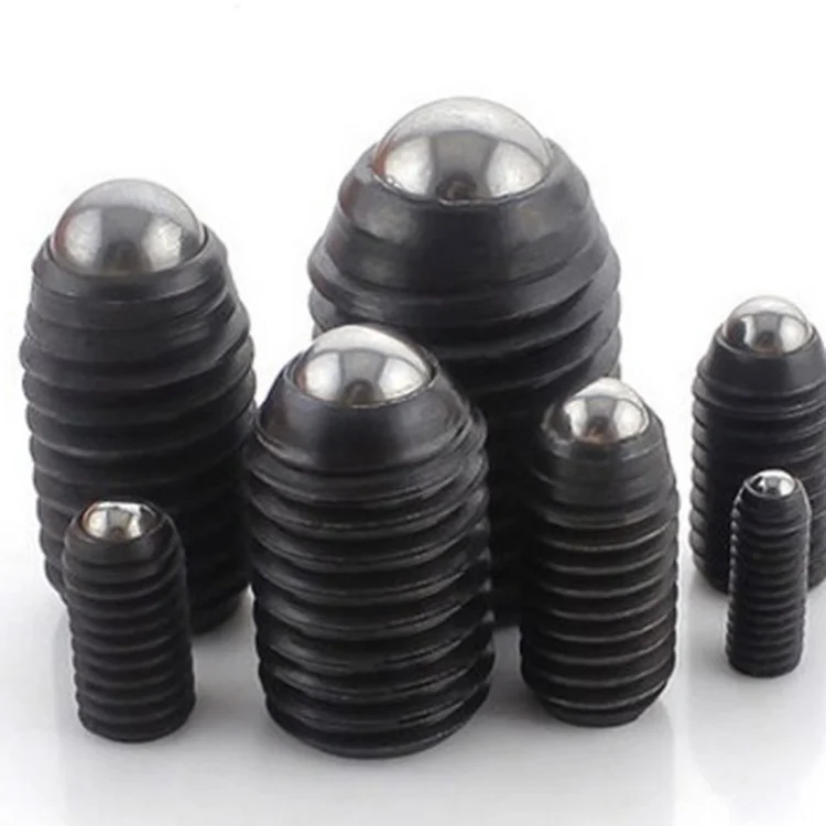 Hex Socket Ball-Ended Headless Thrust Screws with a Round Ball